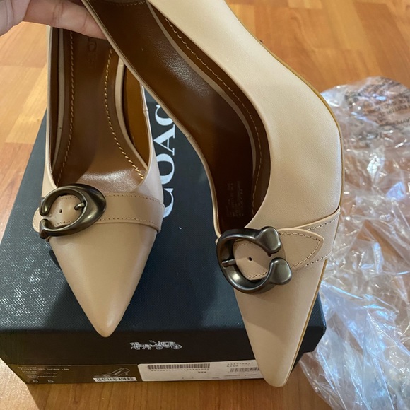 NIB Authentic Coach waverly pump heels sz 9 - Picture 10 of 13